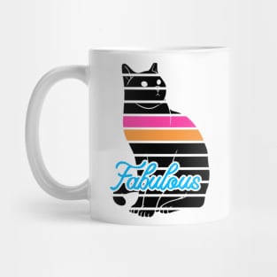 Black Cat Art Mug